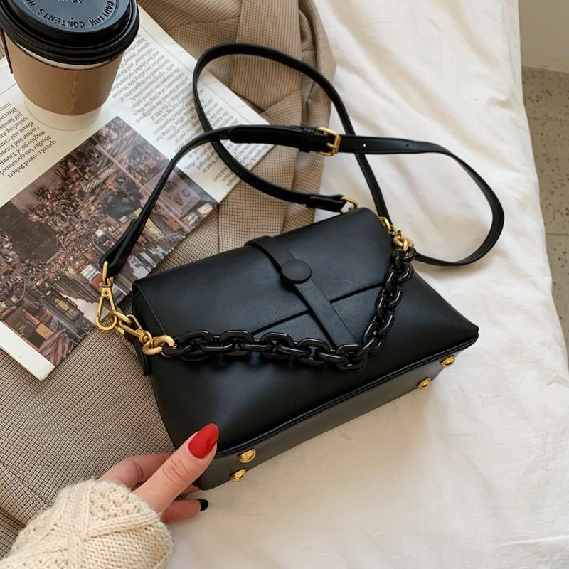 

New Women Shoulder Bag PU Leather Female Crossbody Bag Black Fashion Youth High Quality Daily Anti Abrasion 2021 New, Blue