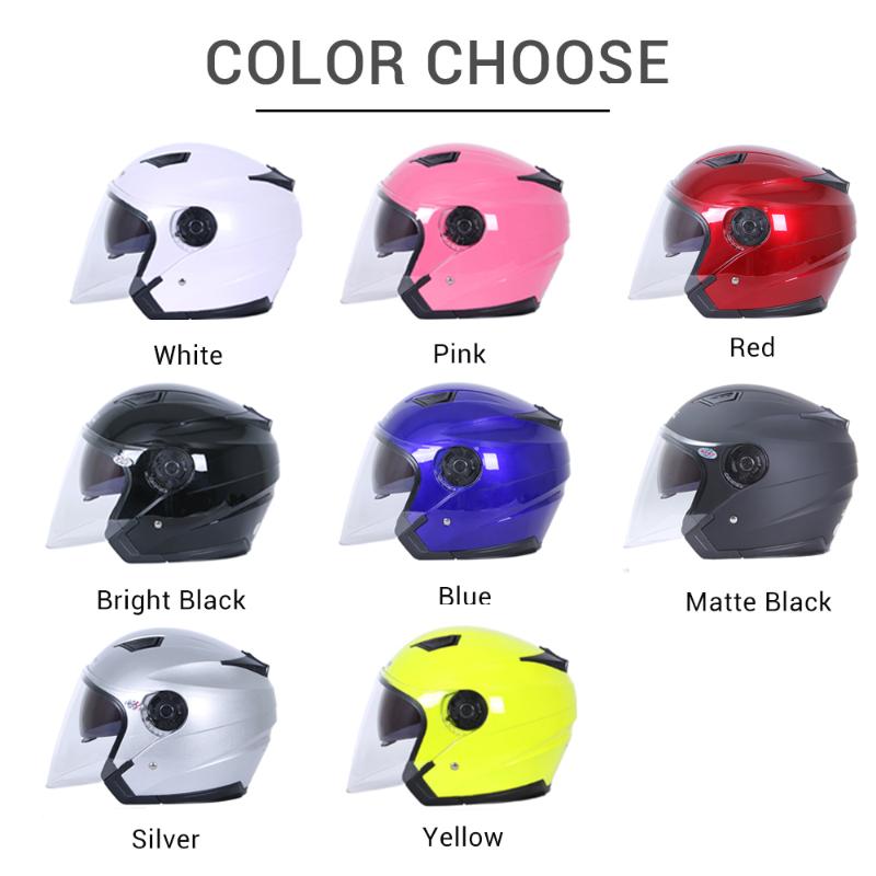 

JIEKAI Helmet Motorcycle Open Face Motorcycle Helmet Moto Helmets Motocicleta Cascos Para Motorbiker Scooter Riding, Jk512-silver