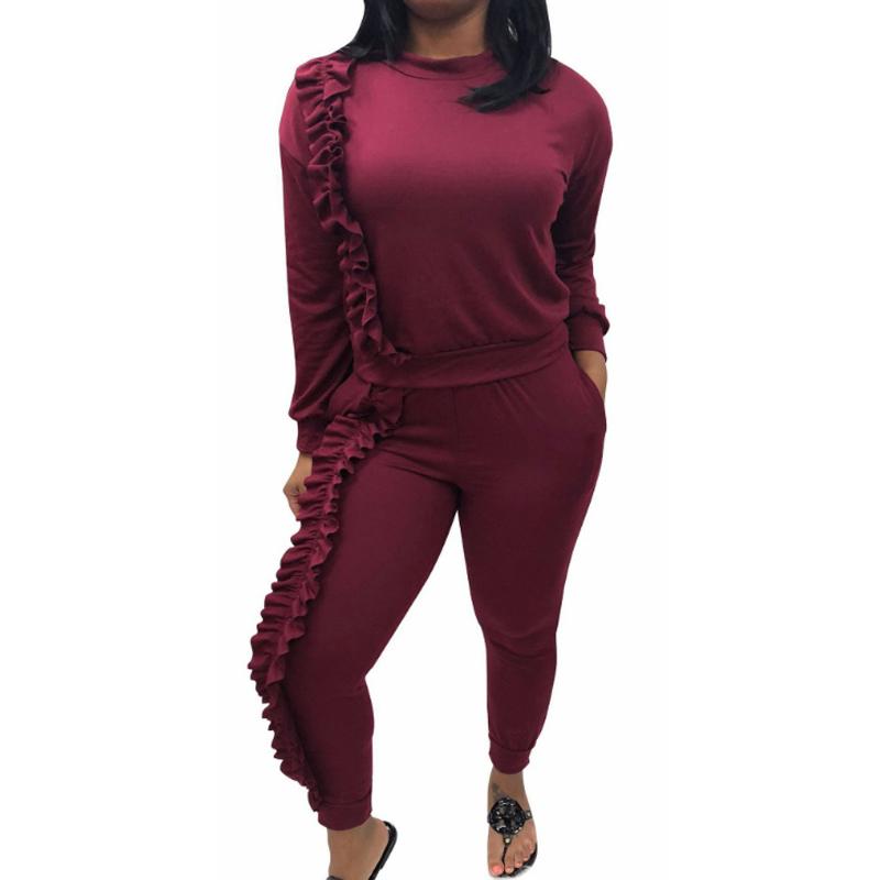 

Tracksuit 2 Piece Set Women SportSuit 2020 spring Casual Long Sleeve Tops+Elastic Waist Pant Bodycon Slim black Hoodie Sweatsuit, Royalblue