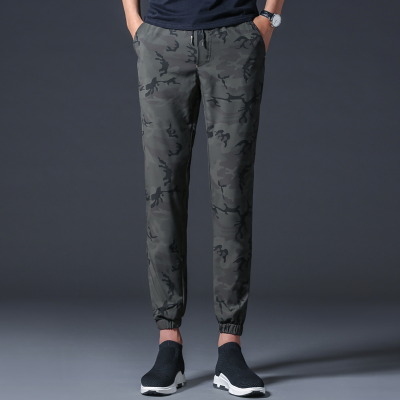 

2021 New Pencils Harem Men's Cotton From Men Jogger Autumn Camo Comfy Pants Z9AU, Color 1