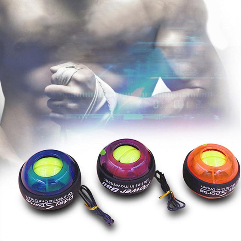 

LED Wrist Ball Trainer Gyroscope Strengthener Gyro Power Ball Arm Exerciser Power Exercise Gym Fitness Equipment C1493 e