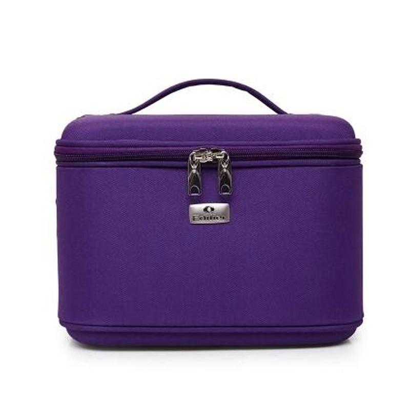 

Makeup Organizer Waterproof Makeup Bag Travel Organizer Cosmetic Bag for Women Travel Large Capacity Storage case Suitcases 40Z, Purple small