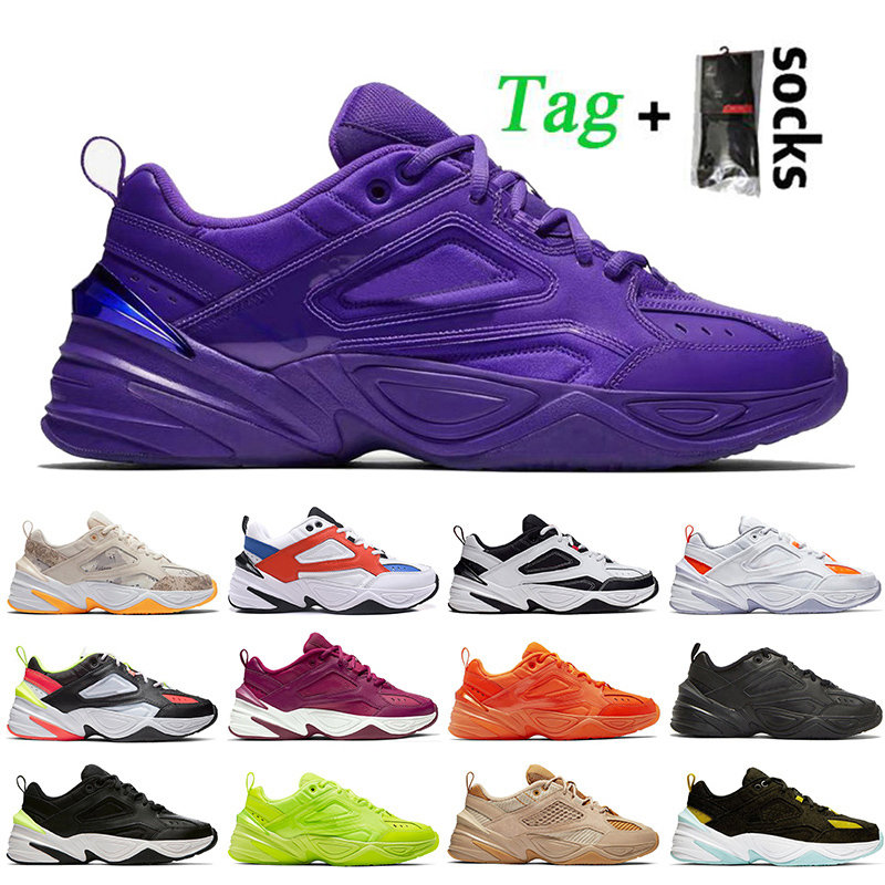 

Luxurys Designers Hyper Grape M2k Tekno Women Mens Running Shoes Trainers Beige Orange Volt White Black Gold Sports Sneakers Runners, #23 plum chalk 36-40