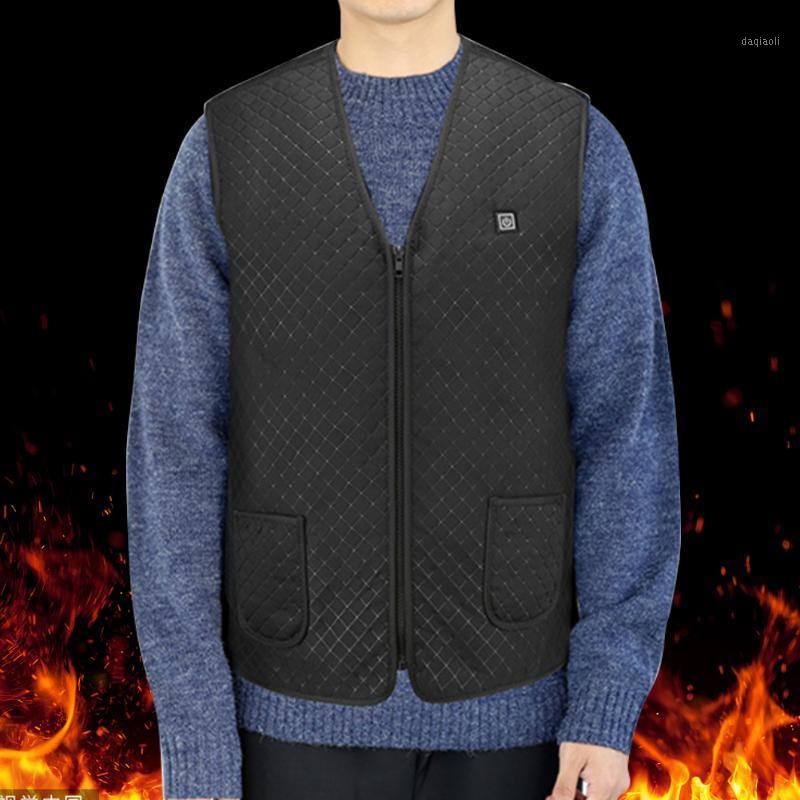 

Unisex Electric Warm Outdoor Camping Heated Vest USB Charging Fishing Riding Hunting Stretch Cloth Washable Casual Autumn Winter1, As pic