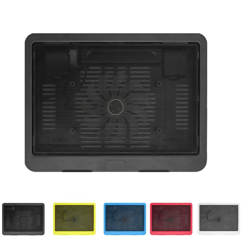 

Ultra Thin Laptop Cooling Pad Adjustable Stand Notebook Ventilation Fan USB Computer Bracket Cooler