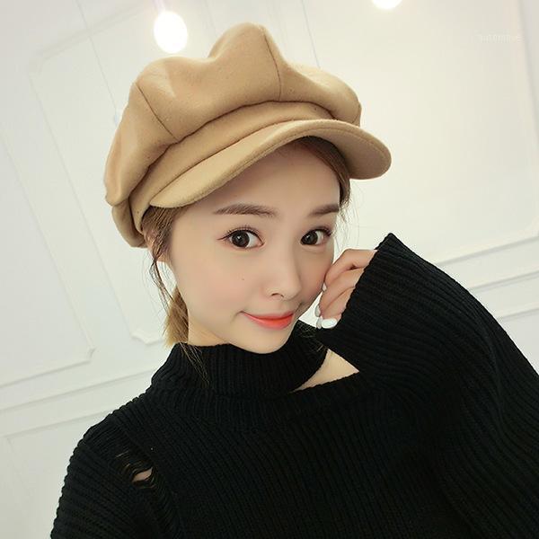 

Temperament Autumn and Winter Woolen Octagonal Hat Male British Retro Beret Ladies All-match Boinas Para Mujer Boina Hombre 20201, See chart