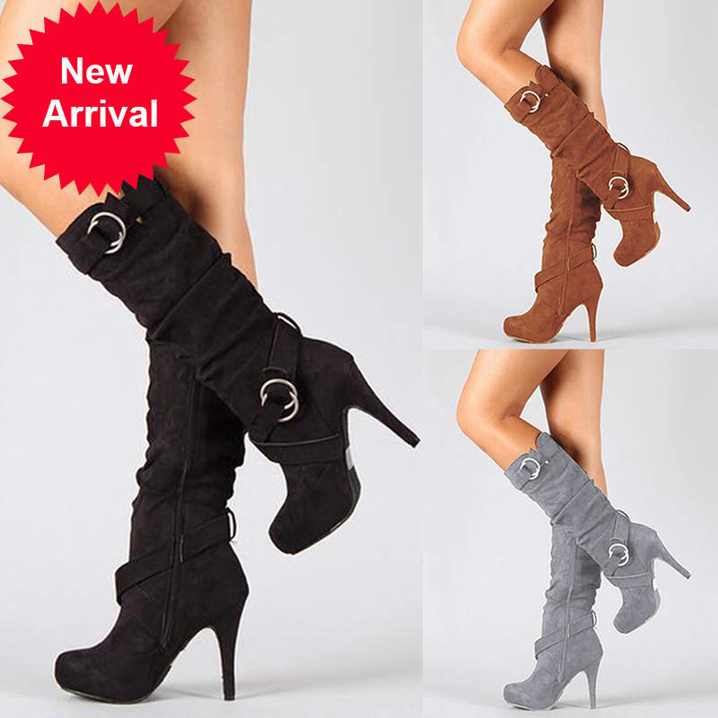 

2021 New Ladies Fashionable Women Shoes Big Winter Size -43 Sexy at Knee-high Female Spring Fall Thigh High Boots 8lrr, Games