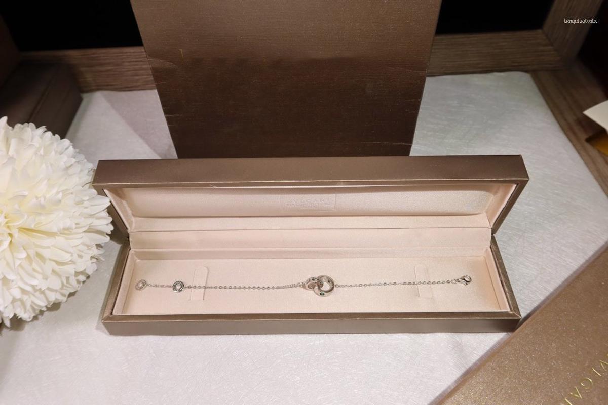 

Bracelet Double ring Bracelet Jewelry 925 Sterling Silver Women Wedding jewelry11