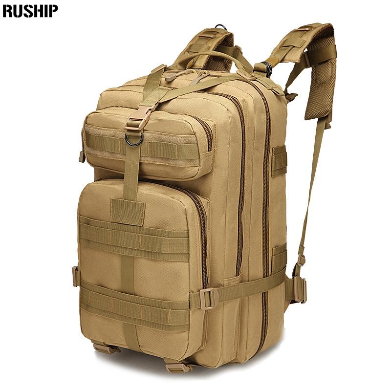 

45L 3P Outdoor Sport Army Tactical climbing mountaineering Backpack Camo Camping bag Trekking 800D Waterproof Backpacks, Khaki