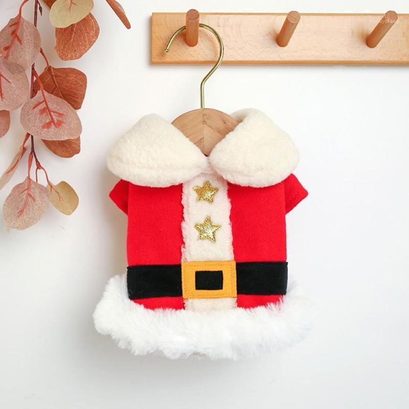 

Dog Apparel Cristmas Pet Winter Cotton-padded Clothes With Stars Cute Fashion Soft Comfortable For Medium Dogs