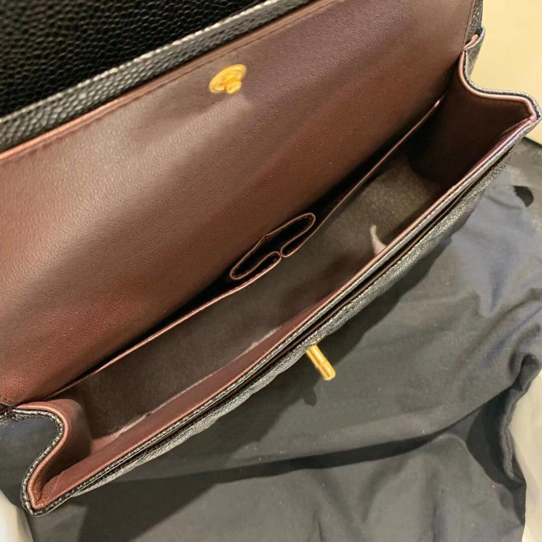 

Sales of fashion classic flip pocket chain chain shoulder bags high-quality sheepskin luxury designer bag gold and silver buckle,Size 25.5 cm