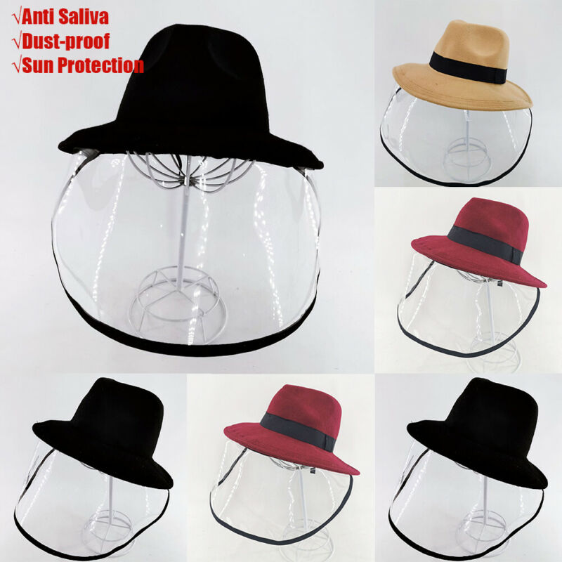 

Removable Protective Hats Anti-saliva Hat Unisex Protection Hats A, As photo shows