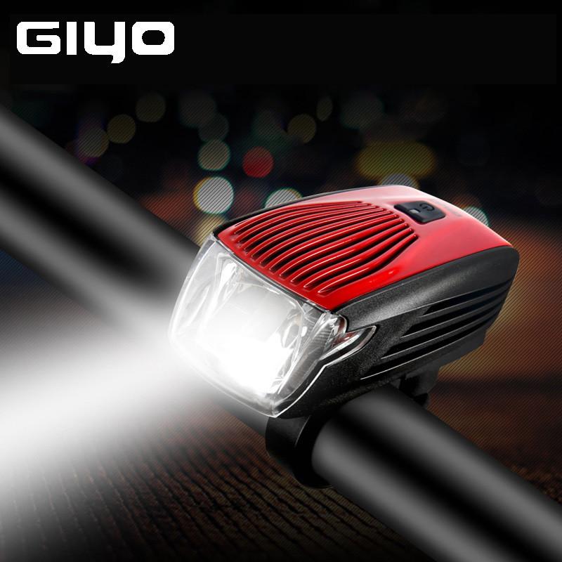 

GYIO IPX5 Waterproof Light MTB Road Bike LED Flash Rear Tail Cycling Safety Warning Rechargeable Bicycle Head Light Lamp