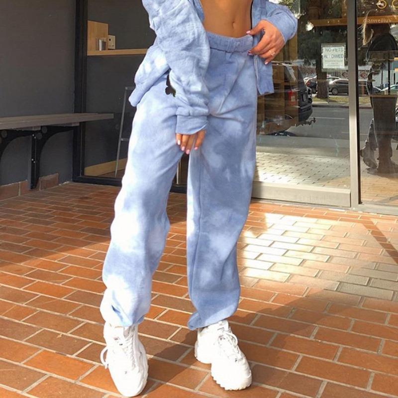 

Butterfly Print Tie-dye Jogger Women 2020 New Casual High Waist Hip Hop Pants Loose Streetwear Ropa Deportiva Jogger Mujer1, Green tops