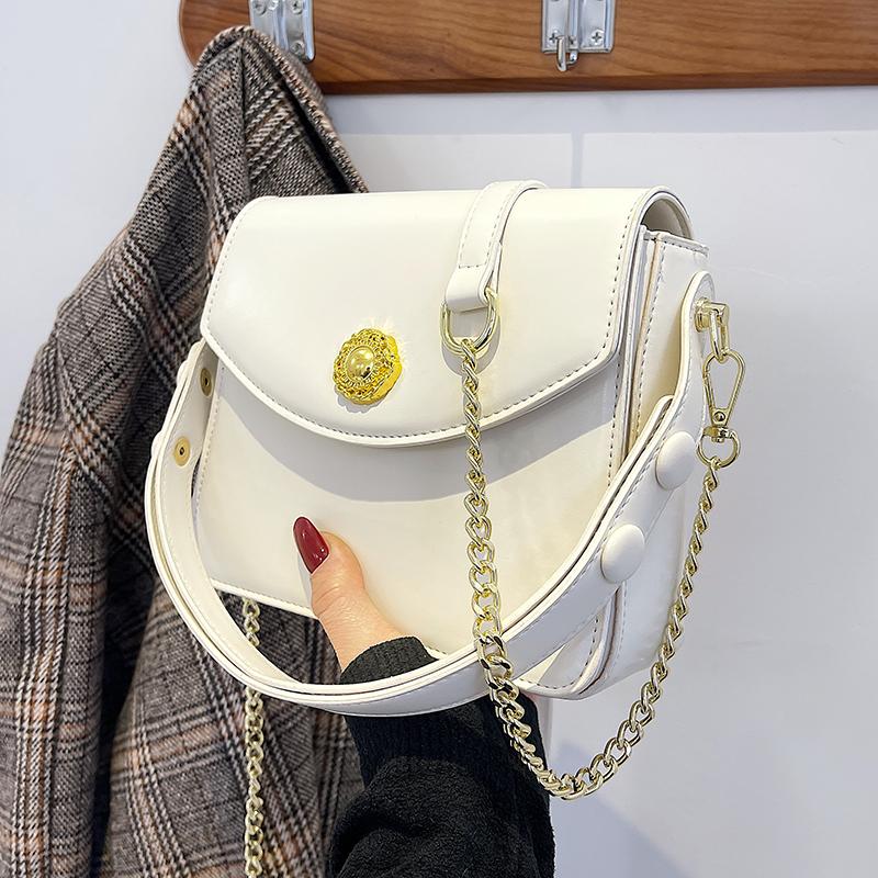 

Elegant Female Tote Armpit Bag 2021 Spring New High-quality PU Leather Women's Designer Handbag Vintage Shoulder Messenger Bag, Black