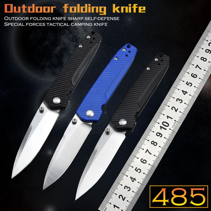 

485 Survival Knife Outdoor Folding Hunting M390 Tactics Camping Rescue Self-defense Blade Pocket EDC Utility Tool Fruit Knife Knjru