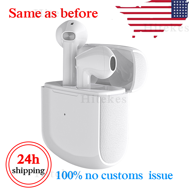 

UPS ANC Wireless Earbuds Earphones With Magnetic Wireless Charging Bluetooth Headphones Generation In-Ear Detection For Cell Phone SmartPhone, White