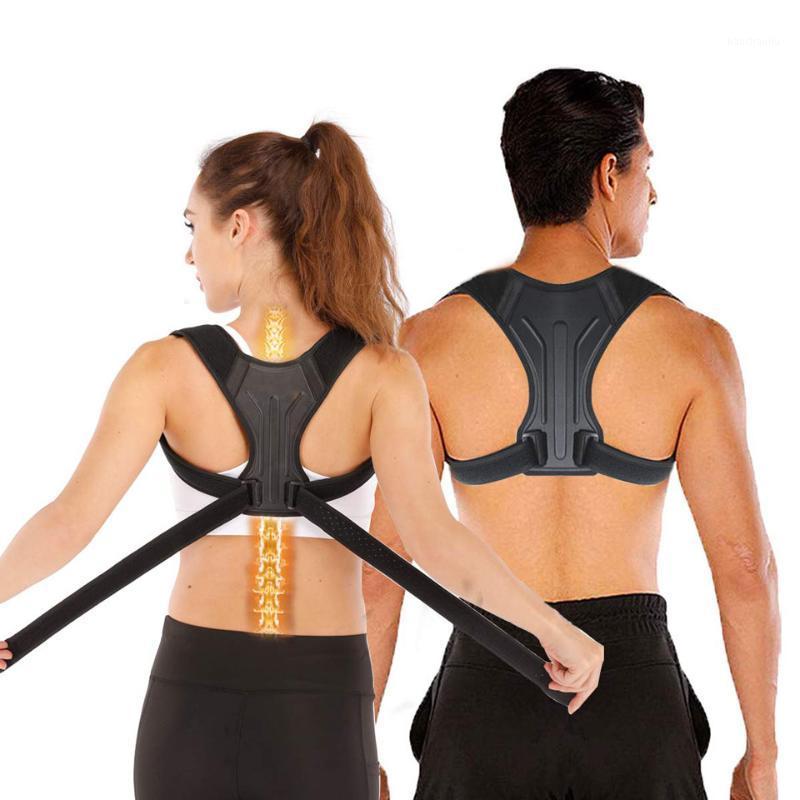 

GOBYGO Back Posture Corrector Corset Clavicle Spine Posture Correction Back Support Belt Comfortable Soft Strip Corrector1, Black