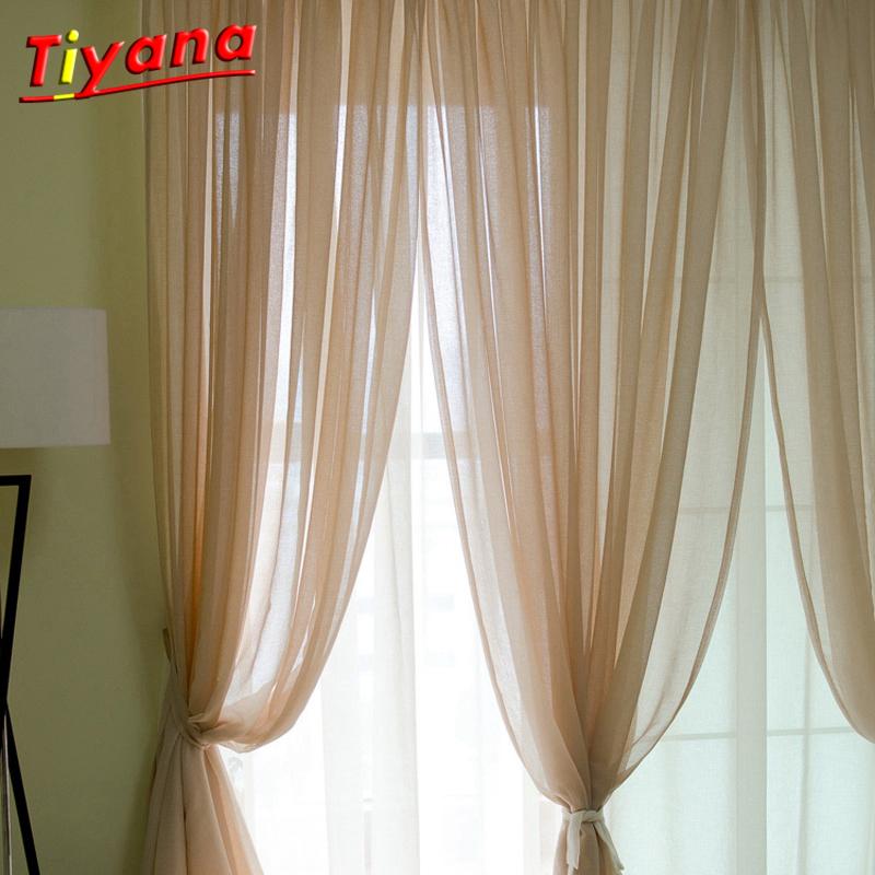 

Purple Curtain Home decor Blue Sheer Curtain Linen Green Tulle luxury living room Light Grey Voile Tulle hook WP276 *30, Tulle 02