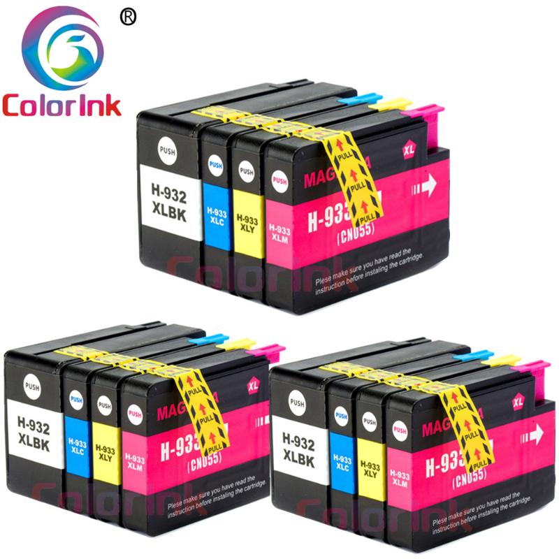 

ColorInk 932 933 Ink Cartridge for 932 932XL 933XL Officejet 6100 6600 6700 7110 7610 7612 7510 7512 printer