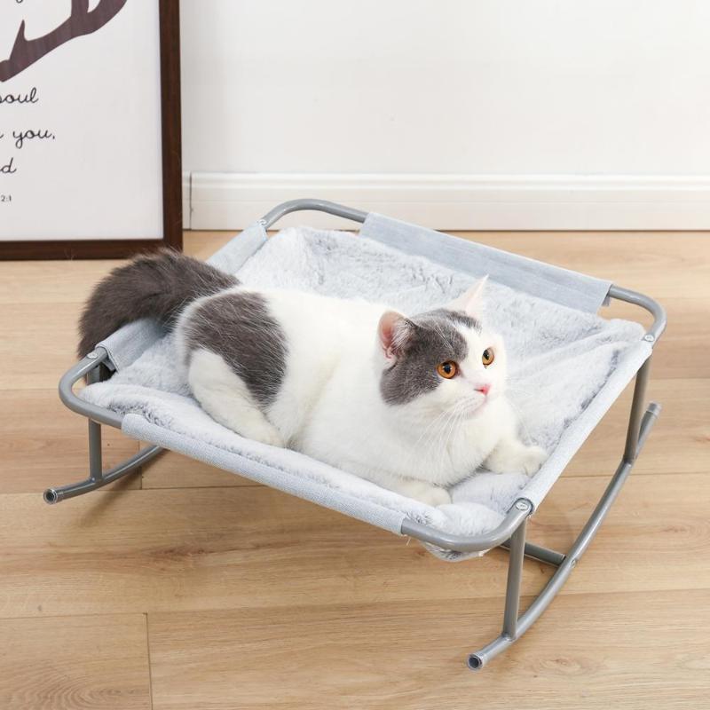 

Cat Bed Pet Hammock Rocking Chair Rolling Cradle Swing Toy for Cat Easy Assemble Cute Sleeping House Products1