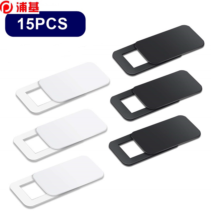 

15PC Ultra Thin WebCam Cover Shutter Slider Plastic Universal Camera Cover For Phone Macbook Laptops Privacy Sticker