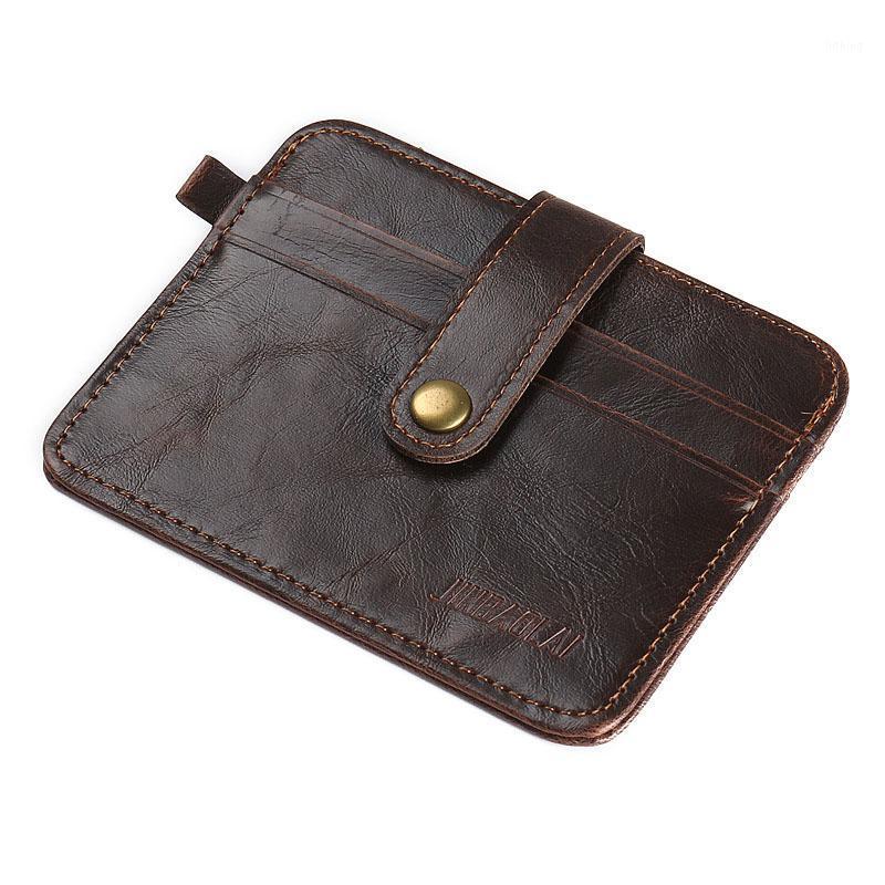 

Fashion Men Mini Hasp Small Purse PU Leather Wallet Purses Clutch Cards Holder Bags Top Quality Men Wallets Carteira Masculina1, Brown