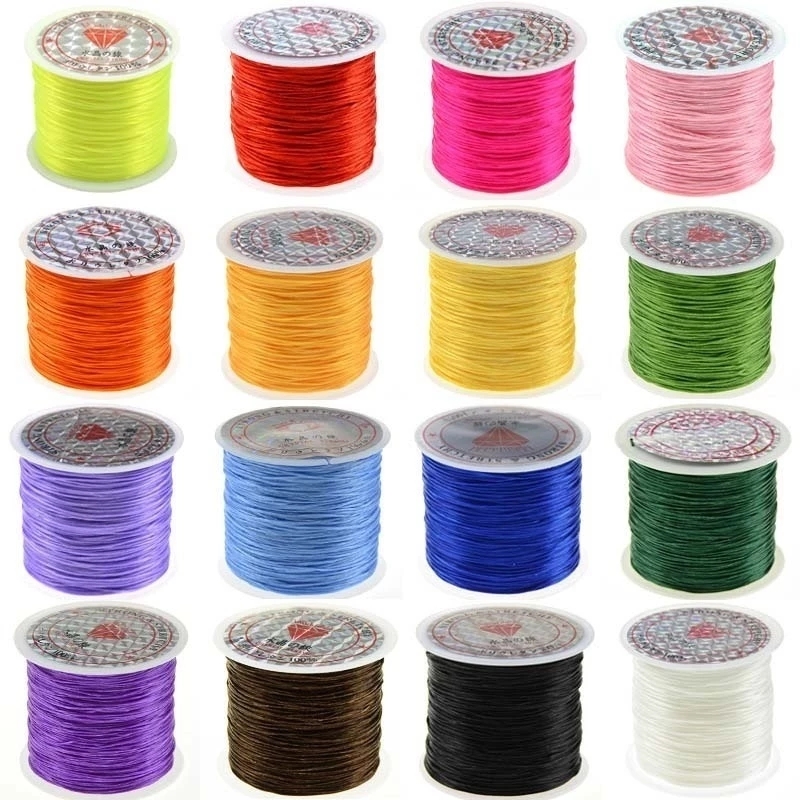 

Transparent Clear Strong Stretchy Crystal Elastic Beads Line Cord Thread String DIY Bracelet Necklace Jewelry Making Wholesale Price