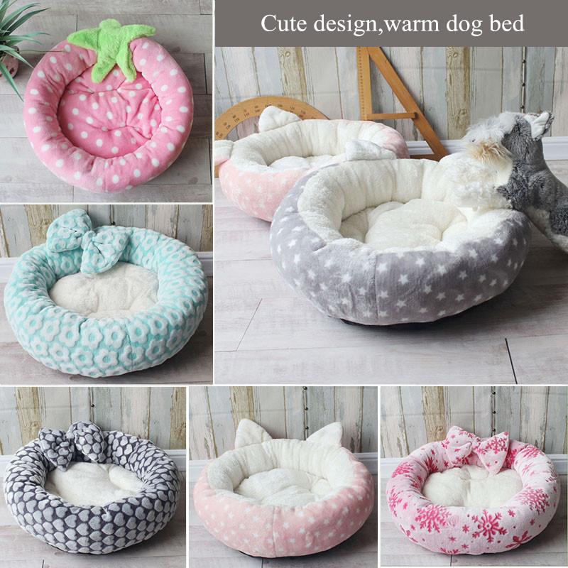 

Pet Dog Kennel Soft Round Pet Lounger For Small Medium Dogs Sleeping Cushion Warm Cat Nest Puppy Basket Chihuahua Teddy Sofa