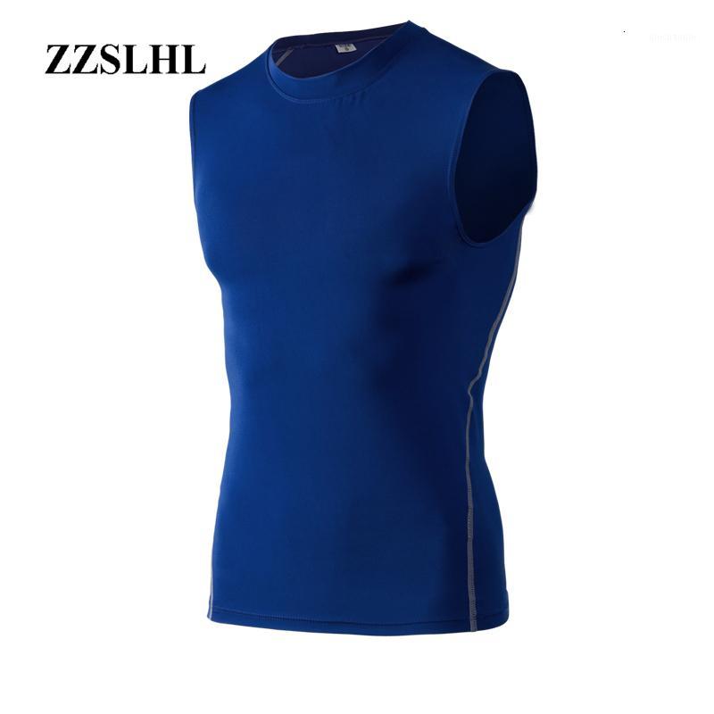 

2020 New Sports Top Men' Vest for Gym Sleeveless Shirt Men Compression Vest Top Summer Gym Fitness Cycling Running Vests1, Black
