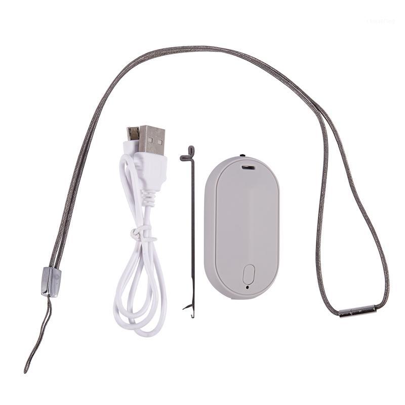 

Small Portable Personal Air Purifier Wearable Around the Neck Air Purifier ,for Adult Child(Grey + White)1