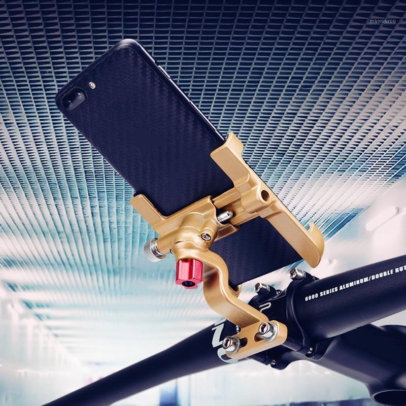 

Bike Cycling Cell Phone Holder Aluminum Motorcycle Phone Holder Adjustable Universal Bicycle Mobile Handlebar Mount Stand1, Style a titanium