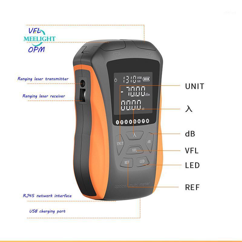 

2020 New Optical Power Meter Red Laser 6 in 1 High Precision Mini Red Fiber Pen 15km Rechargeable Fiber Light Tester Light 650mw1