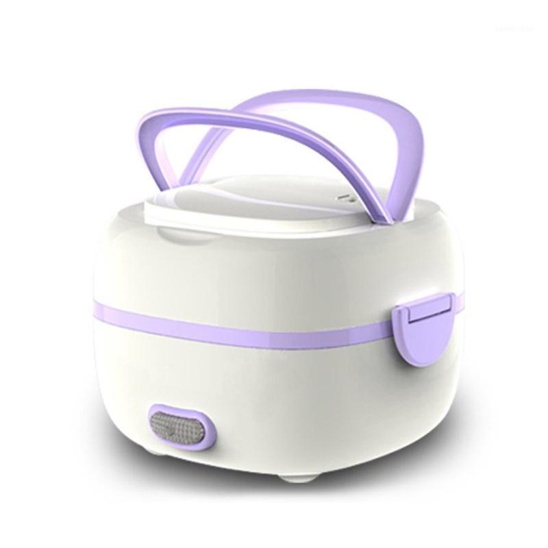 

2021 New Multifunctional Electric Lunch Box Mini Rice Cooker Portable Heating Steamer Heat Preservation Lunch Box EU Plug1