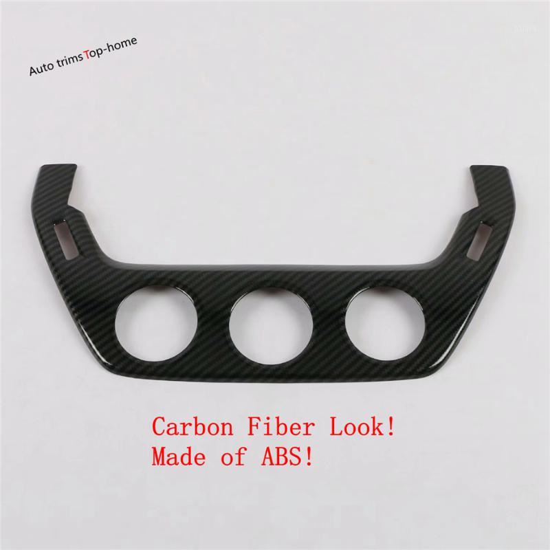 

Yimaautotrims GPS Navigation Air Conditioning Cover Trim Fit For Corolla 2019 2020 Carbon Fiber ABS / Interior Mouldings1