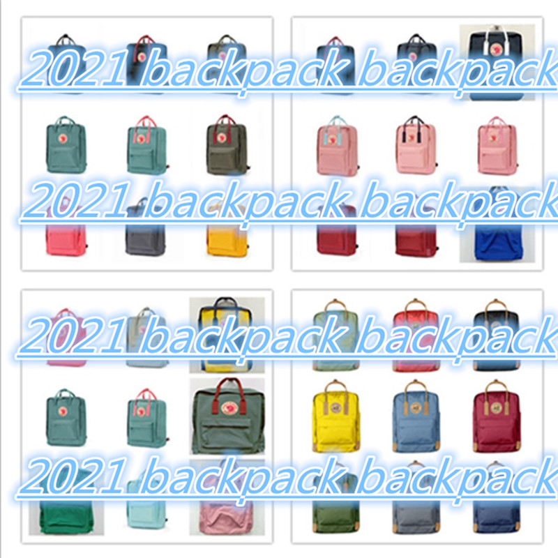 

Swedish Fox 7L 16L 20L Classic Backpack Kanken Fashion Style Design Bag Junior Canvas Waterproof FjallravAn Backpack Brand Sports, 001