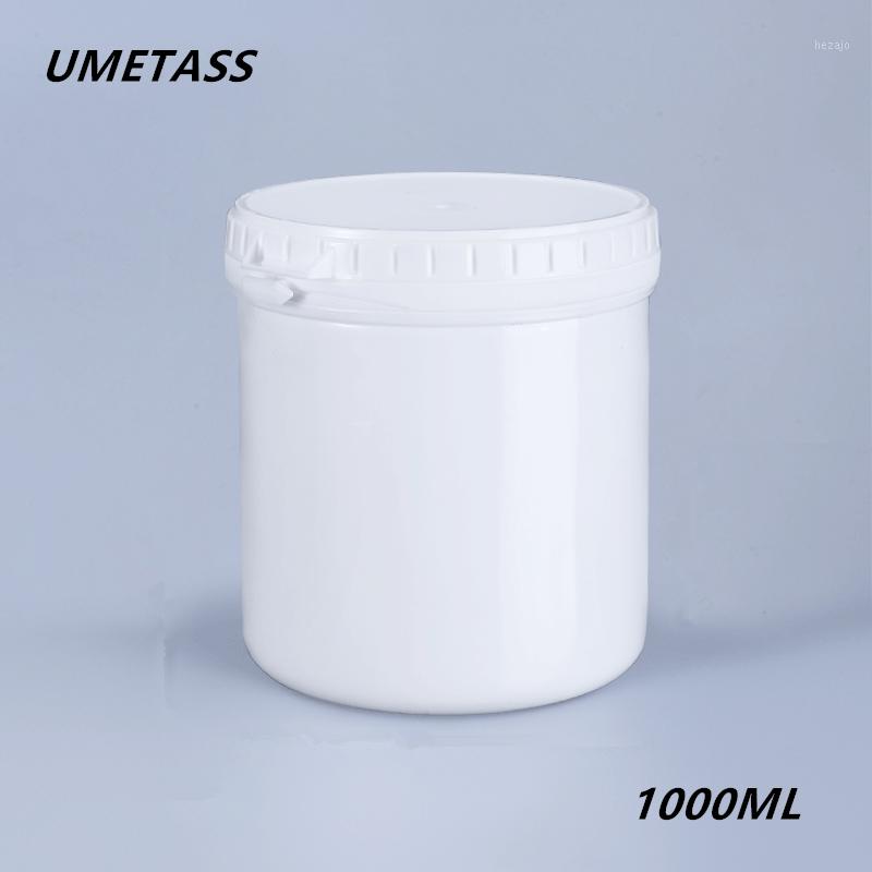 

UMETASS 1000ml Empty Plastic jar for Cosmetic Cream Makeup Container Grade Liquid storage box leakproof 1PCS1