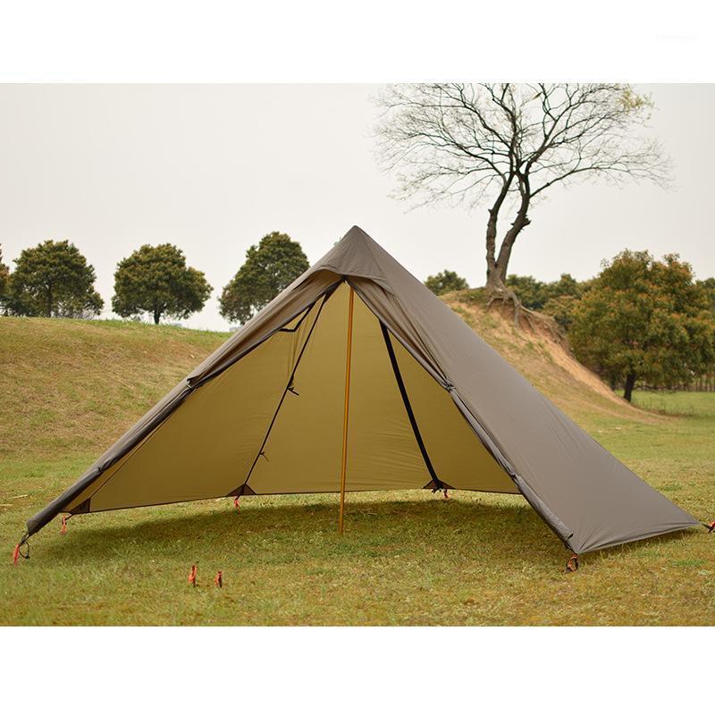 

Big Pyramid Tent Height 130cm Ultralight 20D Silicone Awnings Shelter Tent 3-4 Person Outdoor Backpacking Camping Teepee1