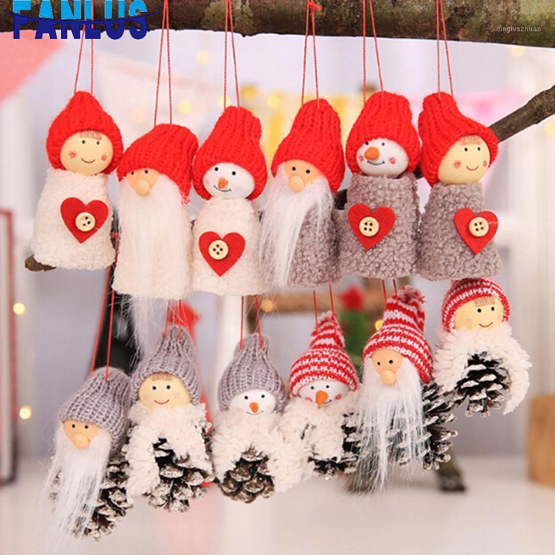 

3pcs/lot Santa Claus Tree Hanging Ornaments Christmas Decorations For Home Christmas Tree Decoration New Year Xmas Gift For KidD1
