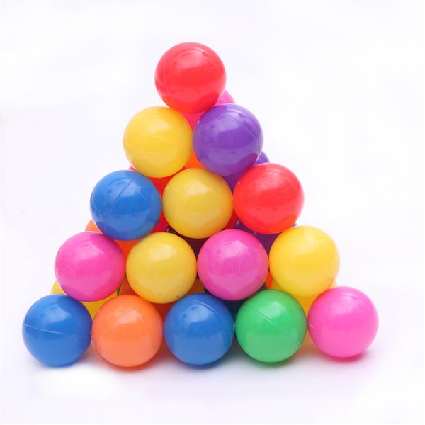 

200pcs Ball pits Fun Soft Plastic Ocean Ball Swim Pit Toys Baby Kids Toys Colorful Rainbow Ball Toy Colorful