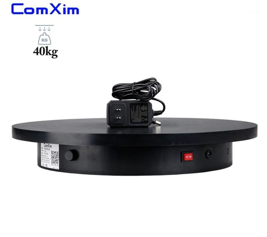

ComXim 40cm Black White Knob Control Speed Two-way Switch Rotating Electric Turntable Vase Shoes Photography Base Heavy Load1