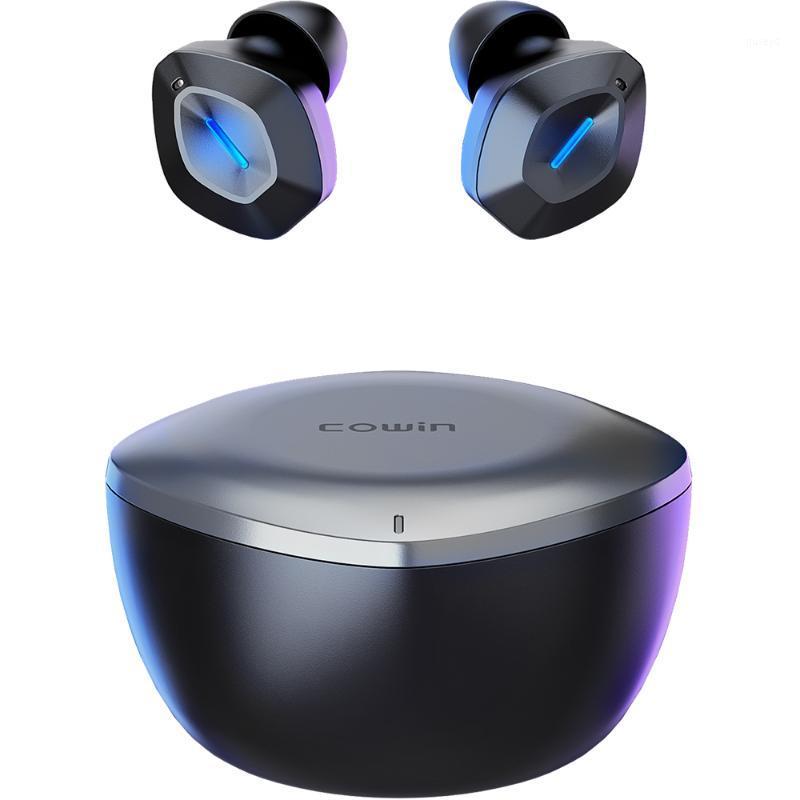

COWIN Apex Active Noise Cancelling Bluetooth Earphone Wireless Bluetooth Headphones TWS Earbuds IPX5 Waterproof Sports Headset1, Black