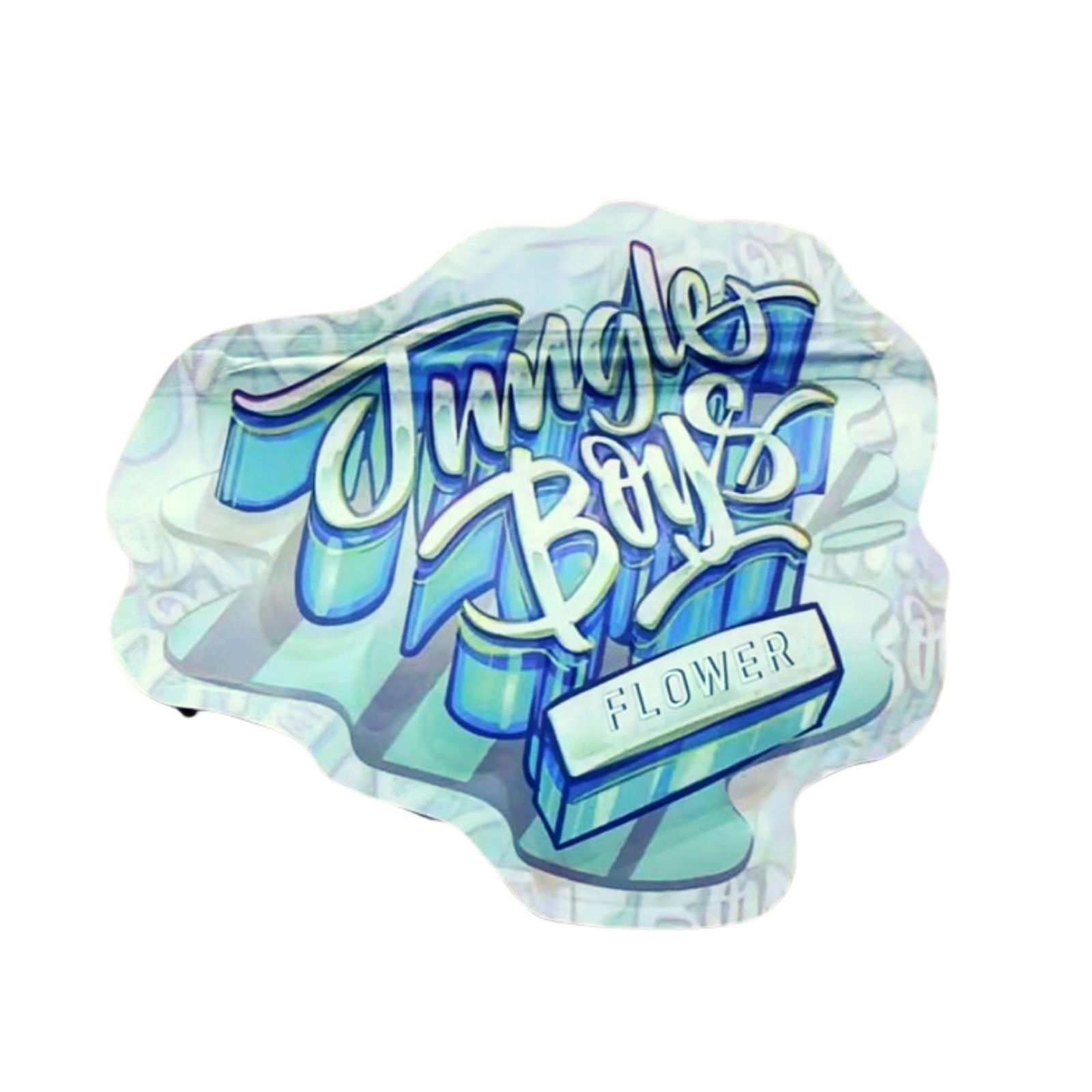 

Jungle Boys Flower Irregar Shaped Mylar Bags Custom Packaging Bag Die Cut Plastic 3.5g Package 3.5 Gram jllzhy