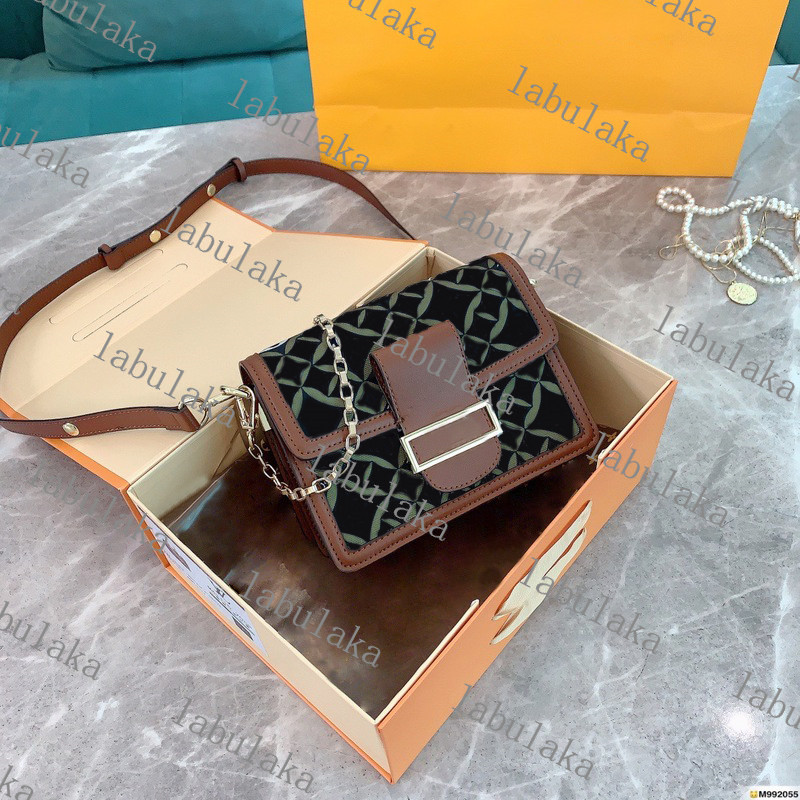 

Free Shipping Fashion DAUPHINE Bag Women's Handbags Designer Genuine Leather Shoulder Bag come with dustbag and box, Not sell alone gift bag/no pay