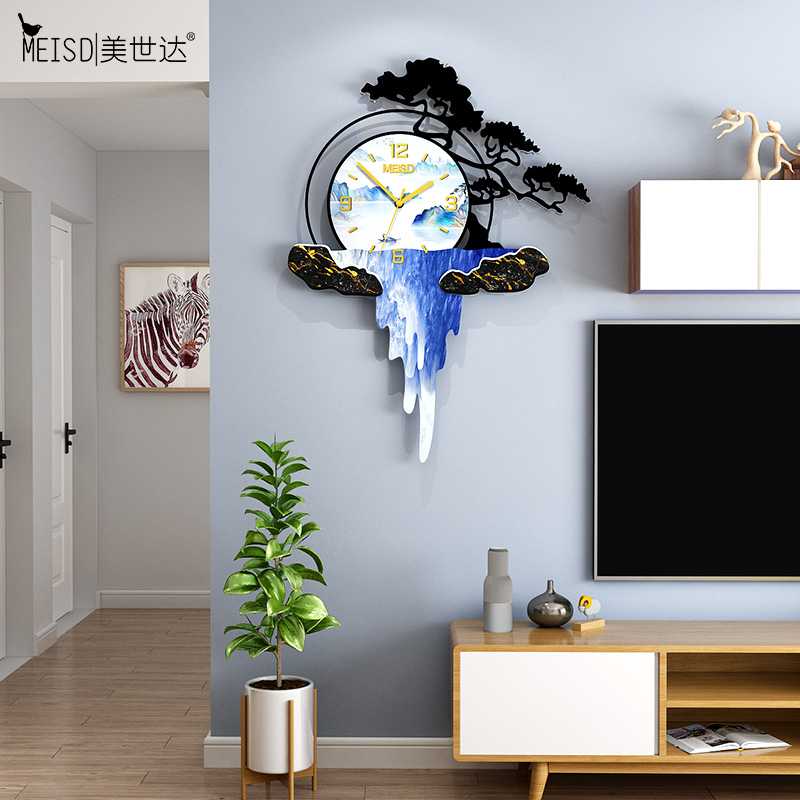 

MEISD Vintage Design Clock Large Decoration Home Watch Quartz Silent Wall Clock Hanging Printed Horloge Home Decor Free Shipping
