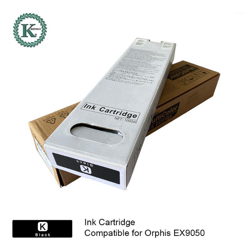 

COMPATIBLE ink cartridge Riso-EX9050 for Inkjet Printer ComColor Riso Orphis EX9050 1000ml K C M Y color One Piece1