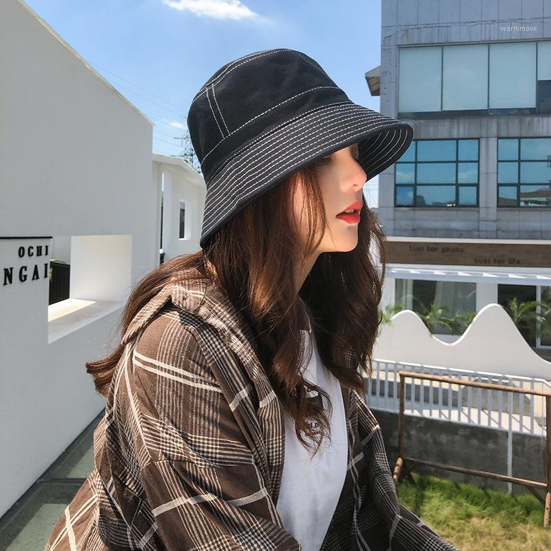 

Red man's short-brimmed fisherman's hat female Korean version autumn winter sunscreen hat Japanese simple basin male summer1, White