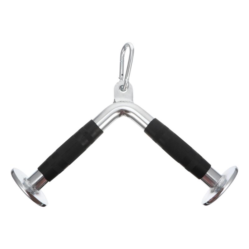 

Tricep Press Down Pulley Cable Machine Attachment System Pulldown Extension Bar