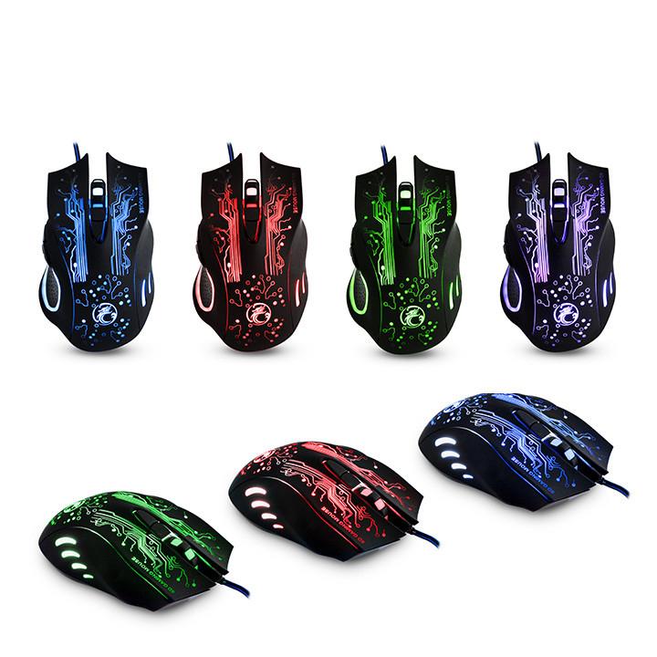 

High Quality professional Gaming Mouse Ergonomic 2400DPI LED Optical 6buttons USB Receiver Wired Mice For PC Laptop Game 20Jun15