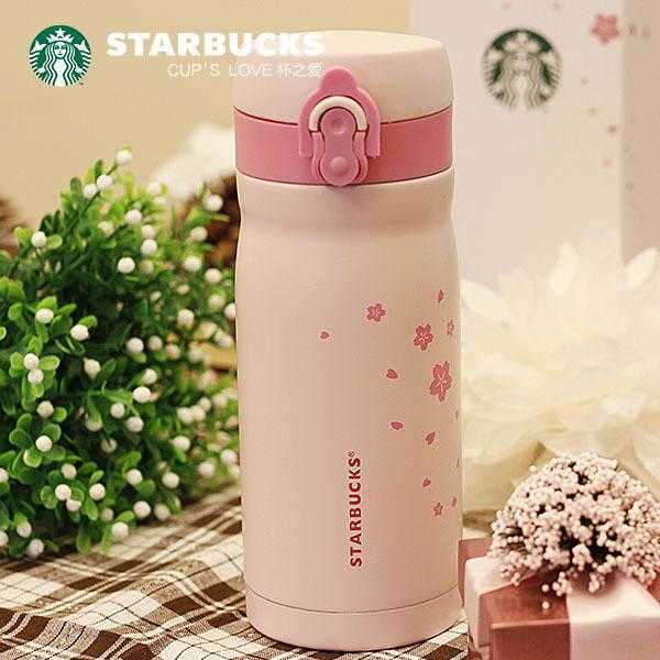 

Japan Style Starbucks Pink sakura stainless steel Vacuum cup 355ML Cherry blossoms accompanying mug Tumbler for coffee water girl gift1PZK